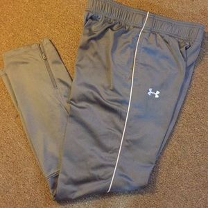 Under Armour Loose Warm-Up Pants with Leg Zipper